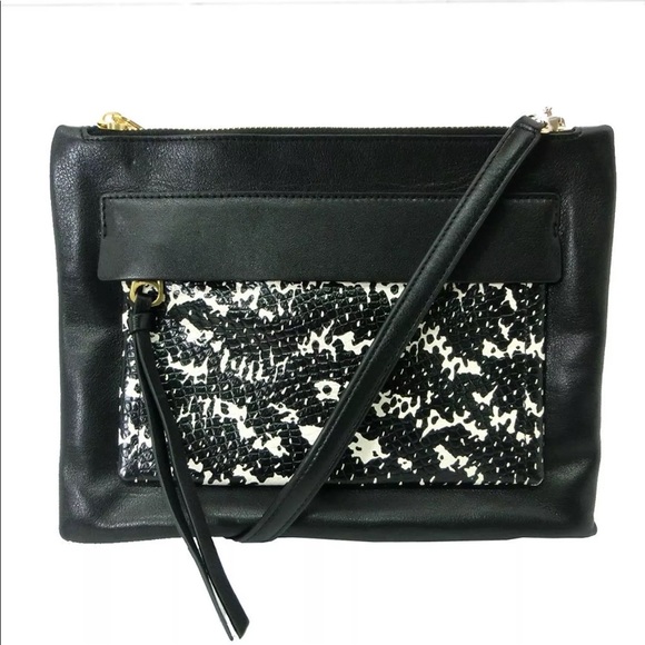 NWT genuine coach Felicia crossbody black python - Picture 1 of 3